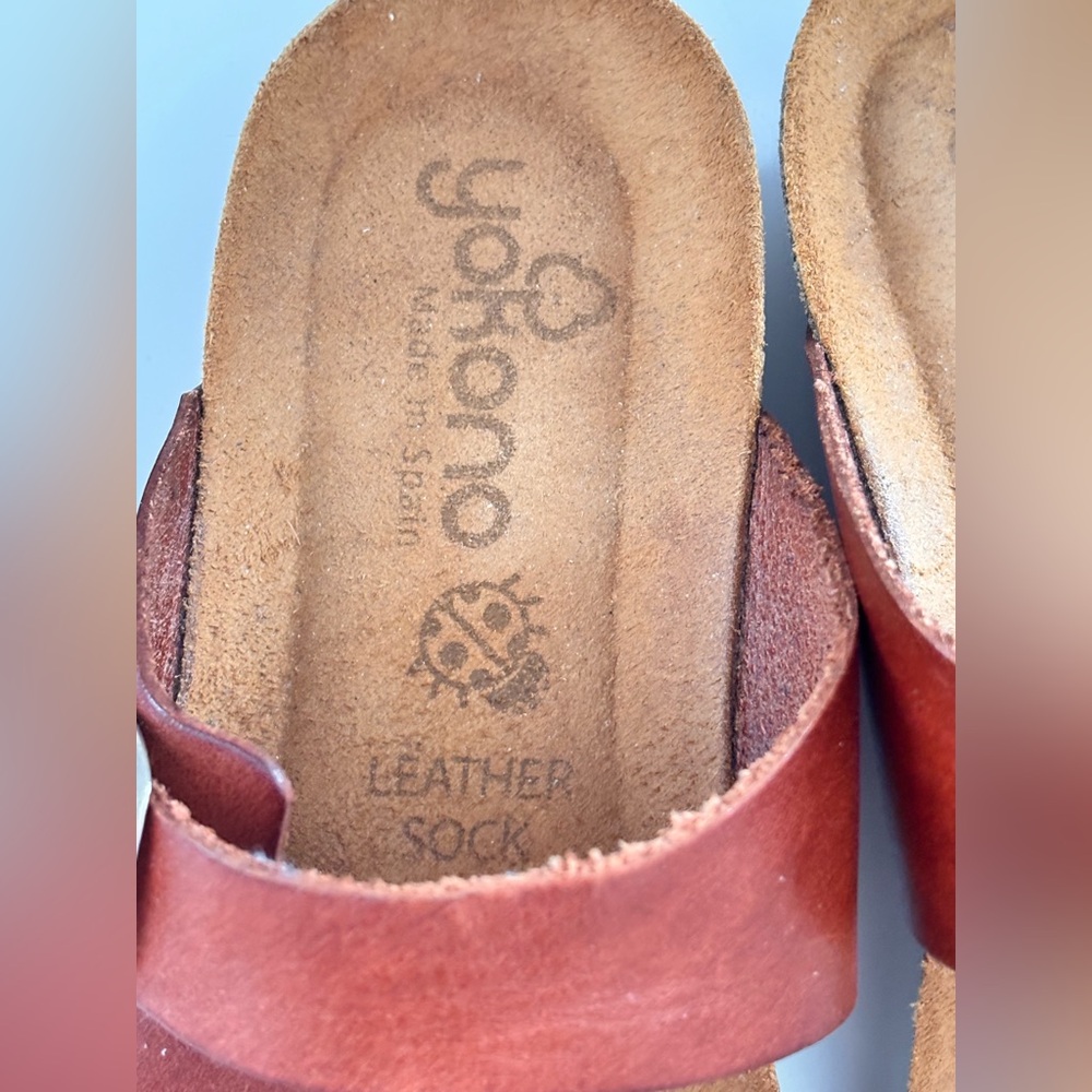 Yokono Made In Spain Leather Sandals - Picture 3 of 5